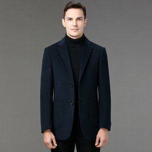 Light Luxury - Men's Reversible Wool Business Blazer